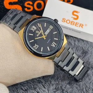 Premium Sober Exclusive Mens Watch - Full Black